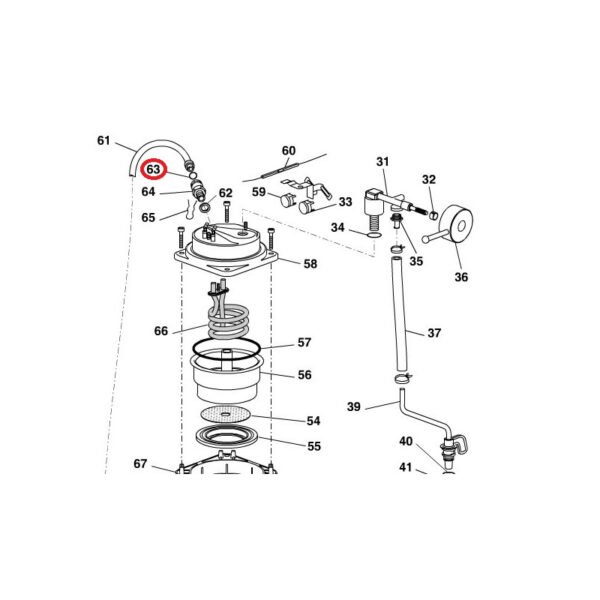 Tarpinė kavos aparatui DELONGHI, KENWOOD, 3,83x2mm, O-ring Kavos aparatų tarpinės, žarnelės ir vamzdeliai