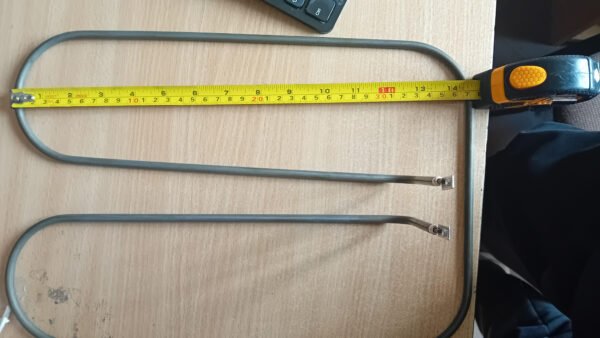 Kaitinimo elementas 1600W, plotis 247mm, ilgis 376mm, aukštis 100mm vamzdelio diametras 6 mm Pramoninės virtuvinės įrangos skalbyklių šaldytuvų šildymo kaitinimo elementai ir kt