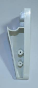 Šaldytuvo lentynėlės laikiklis LIEBHERR, dešinės pusės orig. Buitinių šaldytuvų laikikliai, stalčiai, lentynos ir kitos plastmasinės detalės