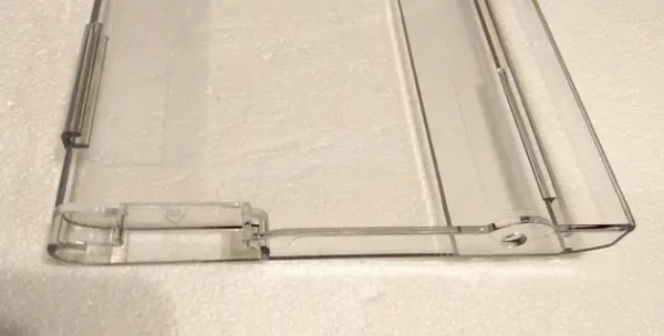 Šaldytuvo ATLANT, MINSK šaldiklio stalčiaus priekinė sienelė,185x470mm, skaidri Buitinių šaldytuvų laikikliai, stalčiai, lentynos ir kitos plastmasinės detalės