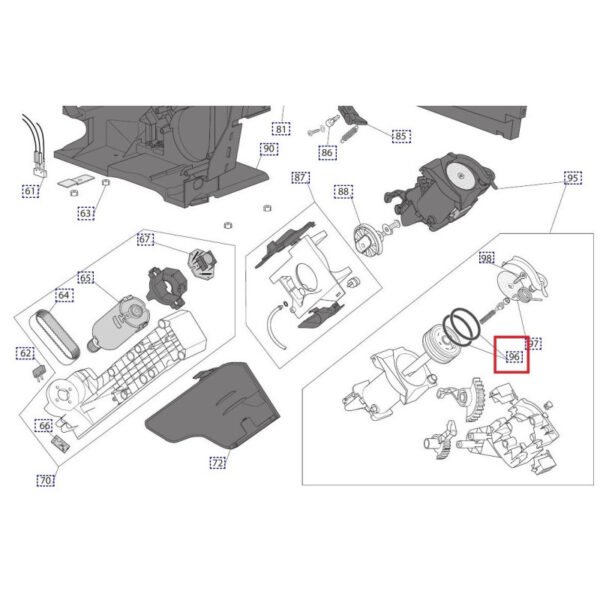 Tarpinė kavos aparatui DELONGHI,GORENJE,SMEG,ELECTROLUX / AEG, O-ring, 34,7×4,3mm,orig. Kavos aparatų tarpinės, žarnelės ir vamzdeliai