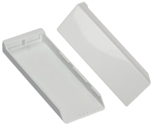 Šaldytuvo LIEBHERR rankenos dangtelis,73x28mm,baltas,1vnt Buitinių šaldytuvų laikikliai, stalčiai, lentynos ir kitos plastmasinės detalės