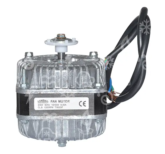 Šaldytuvo ventiliatoriaus variklis  ALEXMAR, 230V/50/60Hz, 10W,  0,25A, 1300/1550  aps./min Šaldytuvų šaldiklių automobilinės buitinės pramoninės šaldymo įrangos dalys