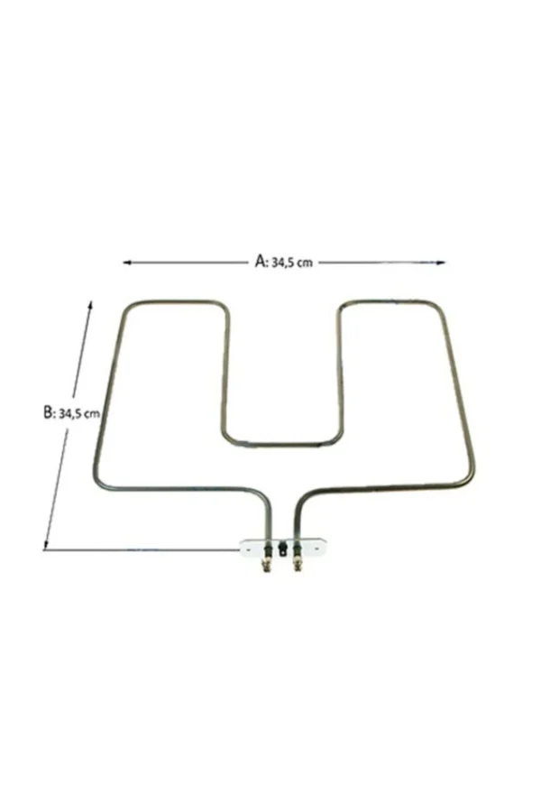 Kaitinimo elementas BEKO Apatinis šildymas, Galia: 1200W, Ilgis: 445mm, Plotis: 368mm, Aukštis: 32mm, Flanšo ilgis: 76mm, Flanšo plotis: 32mm, Termostatas: Ne, Terminis saugiklis: Nėra Orkaičių kaitinimo elementai