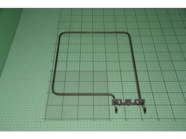 Kaitinimo elementas AMICA 900W, plotis 298mm, ilgis iki skardelės 332mm, skardelės 150x20mm Orkaičių kaitinimo elementai