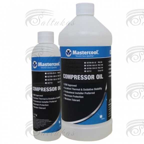 Sintetinė alyva PAG 65 Oil (32 oz (1 L) Šaldytuvų šaldiklių automobilinės buitinės pramoninės šaldymo įrangos dalys