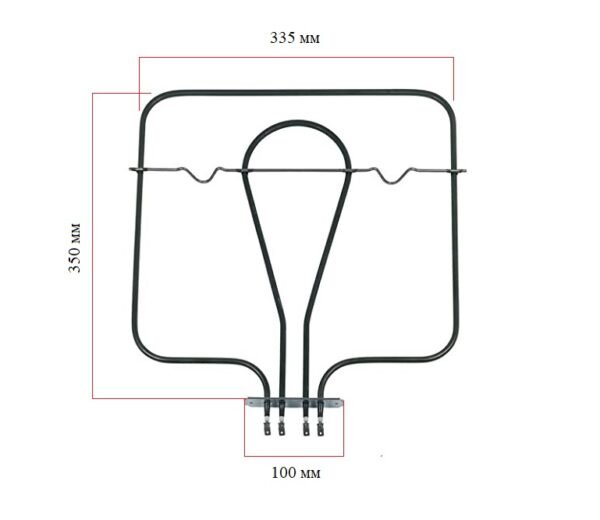 Kaitinimo elementas orkaitei CANDY, 1050+450W Orkaičių kaitinimo elementai