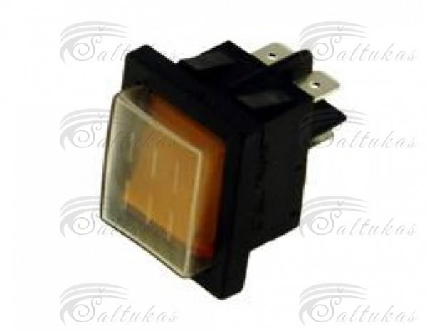 Hermetiškas jungiklis 16A, 250V, 22X30mm, 4 kontaktai Įvairūs jungikliai