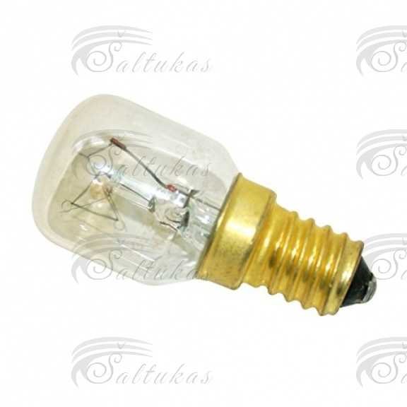 Viryklės lemputė E14 15W, 300°C 55x26mm Elektrinių viryklių, mikrobangų krosnelių ir šaldytuvų lemputės gaubteliai LED-Foninio apšvietimo juostos ir kt