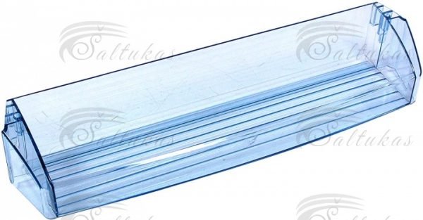 Šaldytuvo AEG, ELECTROLUX, ZANUSSI durų lentynėlė, vidurinė, 440x80x105mm orig. Buitinių šaldytuvų laikikliai, stalčiai, lentynos ir kitos plastmasinės detalės