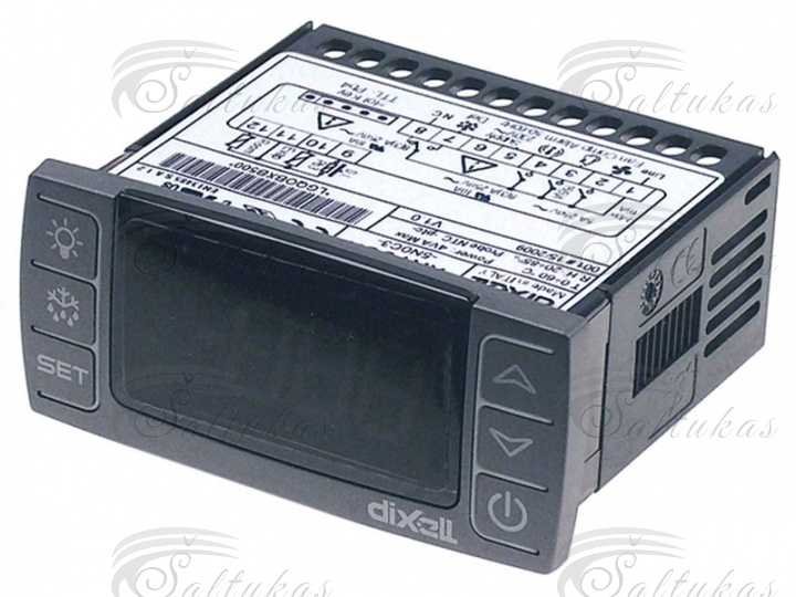 Elektroninis valdymo pultelis Dixell XR70CX, 230V, 16A Pramoninių šaldytuvų virtuvinės kondicionierių įrangos ir kitų įrenginių dalys