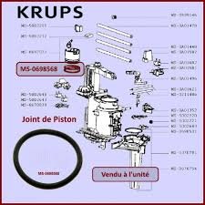 Kavos aparato KRUPS preso stūmoklis su tarpinėmis, orig. Kavos aparatų tarpinės, žarnelės ir vamzdeliai
