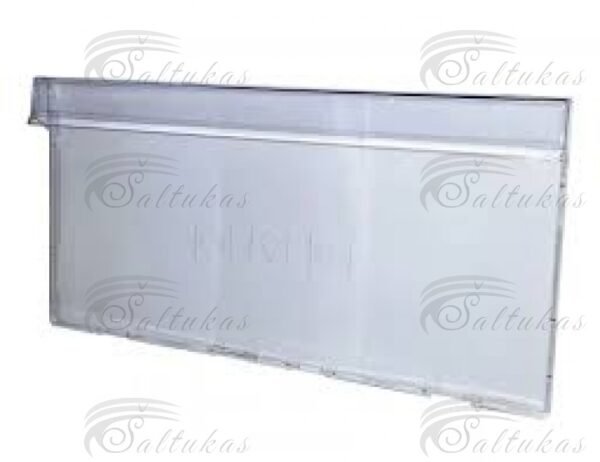Šaldytuvo ARCELIK / BEKO šaldiklio apatinio stalčiaus priekinė panelė,210х405 мм,orig. Buitinių šaldytuvų laikikliai, stalčiai, lentynos ir kitos plastmasinės detalės