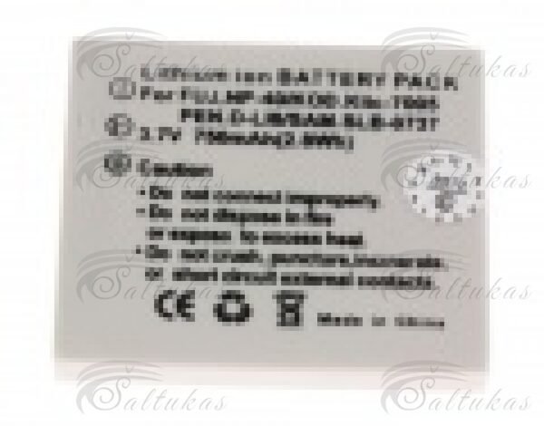 Akumuliatorius video kamerai NP40,CASIO,FUJI,Įtampa: 3.7V, Talpa: 700mAh, Tipas: Skaitmeninis fotoaparatas, Chemija: Ličio jonų (Li -ion), Įkraunama: Taip, Turinio vienetai: 1, Pakuotė: Kartoninė, Plotis: 35,1 mm, Ilgis: 40,2 mm, Aukštis : 5,8 mm Telefonų, video kamerų akumuliatoriai dėkliukai apsaugiai stiklai ir kt dalys