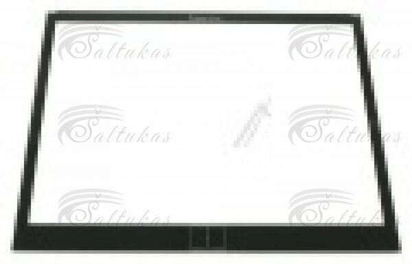 Orkaitės AEG, ELECTROLUX, ZANUSSI vidurinis  durų stiklas, su šilkografija, Pyroluxe System, 499×388,5mm Orkaičių durų stiklai ,kaitlenčių stiklokeramikiniai paviršiai