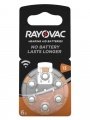 Cinko oro baterija RAYOVAC DA13, PR48 klausos aparatams, 1,4V, 310mAh, 5,4×7,9mm, 6 vnt. pakuotė Silikonai klijai izoliacijos baterijos akumuliatoriai Barzdaskučių ,epiliatorių ir kt dalys