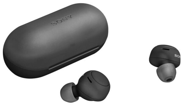 BEVIELĖS AUSINĖS SONY WF-C500 ,WF-C500 BLUETOOTH HEADPHONES BLACK Telefonų, video kamerų akumuliatoriai dėkliukai apsaugiai stiklai ir kt dalys