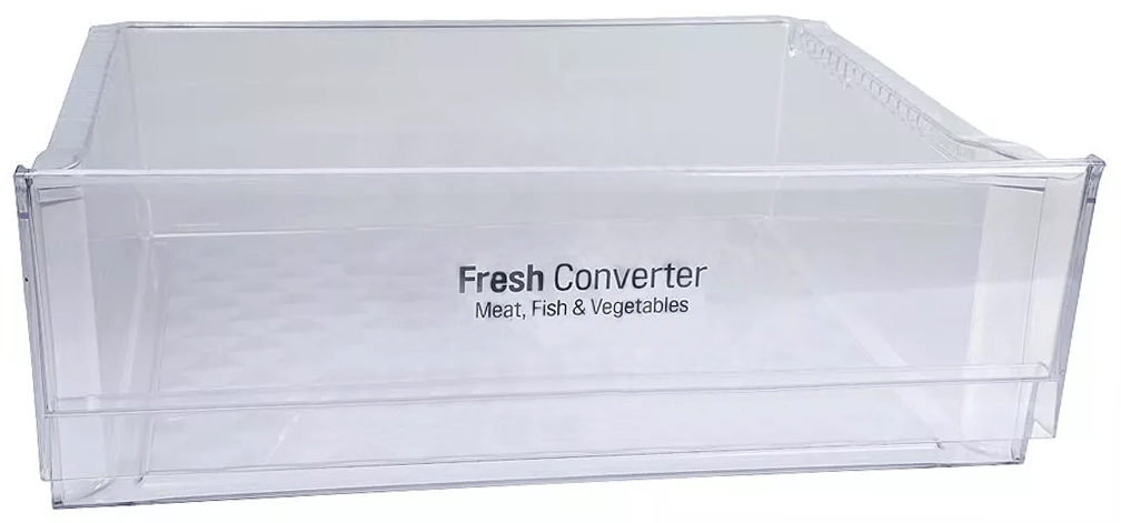 Šaldytuvo LG vaisių ir daržovių stalčius FRESH CONVERTER, 465x418x165mm, orig. Buitinių šaldytuvų laikikliai, stalčiai, lentynos ir kitos plastmasinės detalės