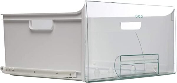 Šaldytuvo AEG, ELECTROLUX, ZANUSSI daržovių stalčius, 488(480)x410x250(220)mm, orig. Buitinių šaldytuvų laikikliai, stalčiai, lentynos ir kitos plastmasinės detalės