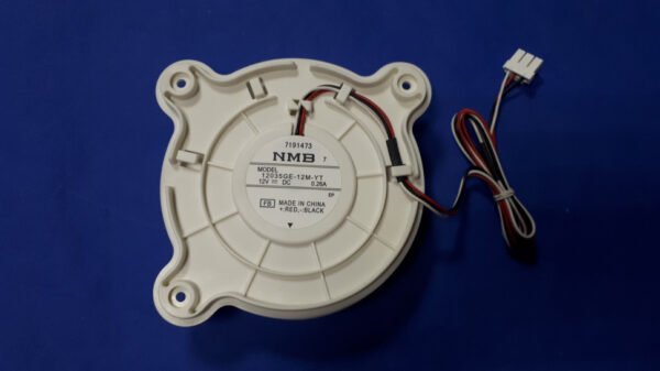 Šaldytuvo/šaldiklio SAMSUNG kondensatoriaus aušunimo ventiliatorius 12V, DA31-00334D Šaldytuvų šaldiklių automobilinės buitinės pramoninės šaldymo įrangos dalys