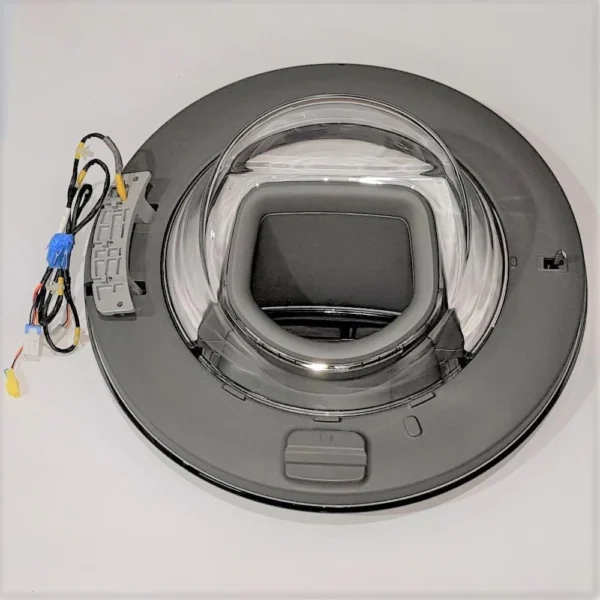 The door of the SAMSUNG washing machine is included in the kit. ASSY DOOR; WW5500K,MAIN,ASSY COVER DOOR(G Charging door frames and glass for washing machines