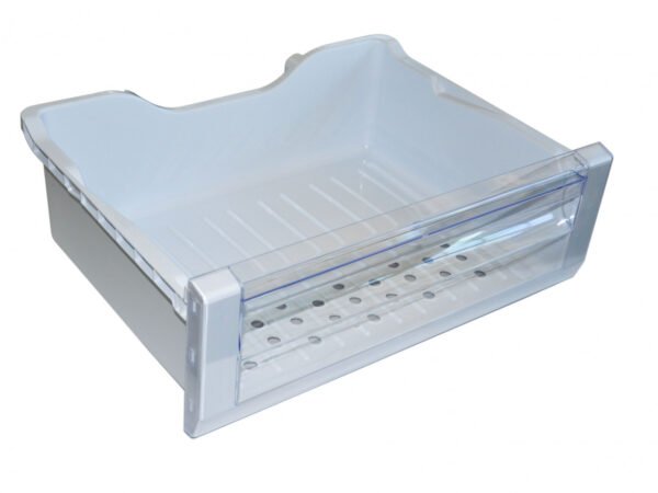 Šaldytuvo SAMSUNG apatinis daržovių stalčius,orig. Buitinių šaldytuvų laikikliai, stalčiai, lentynos ir kitos plastmasinės detalės