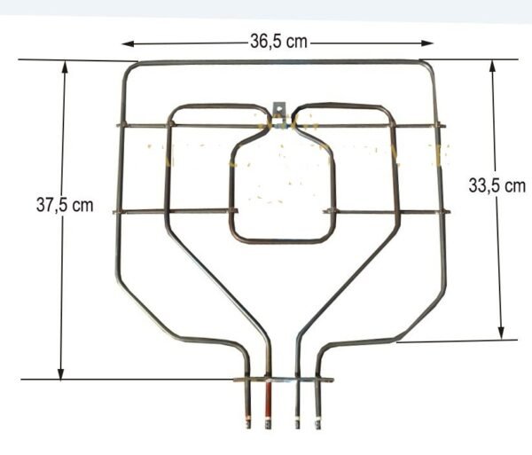 Orkaitės BOSCH/SIEMENS viršutinis kaitinimo elementas 2300w,alternatyva Orkaičių kaitinimo elementai