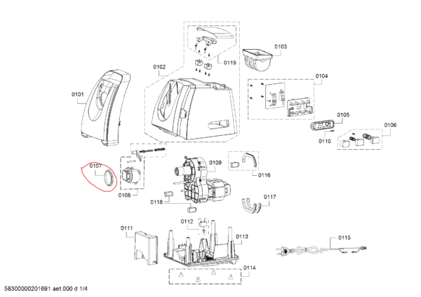 Mėsmalės BOSCH/SIEMENS laikiklio tarpinė Mėsmalių dalys