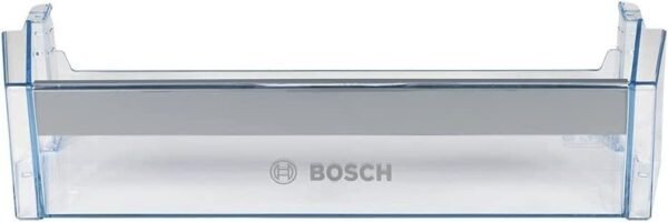 Šaldytuvo BOSCH, SIEMENS apatinė durų lentynėlė,437x95x117mm,orig. Buitinių šaldytuvų laikikliai, stalčiai, lentynos ir kitos plastmasinės detalės