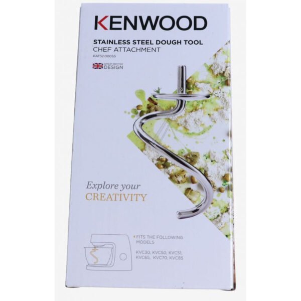 Virtuvinio kombaino priedas tešlos minkymo įrankis Kenwood KAT52.000SS,orig. Blenderių, mikserių,virtuvinių kombainų, pjaustyklių,duonkepių ir kitų aparatų dalys