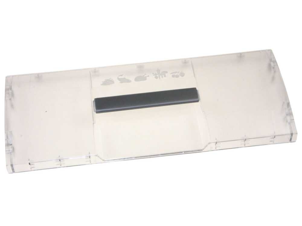 Šaldytuvo BEKO/GRUNDIG/ARCELIK stalčiaus priekinė.Apytiksliai matmenys: maždaug 390 x 155 x 25 mm Buitinių šaldytuvų laikikliai, stalčiai, lentynos ir kitos plastmasinės detalės
