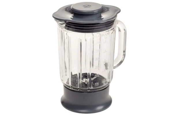 Blenderio KENWOOD indas 1,2 L. GLASS BLENDER ASSEMBLY – GREY – 1.2L Blenderių, mikserių,virtuvinių kombainų, pjaustyklių,duonkepių ir kitų aparatų dalys