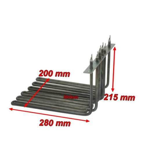 ELEMENT 6 KW 230V FOR ELT 12-E-K- Pramoninės virtuvinės įrangos skalbyklių šaldytuvų šildymo kaitinimo elementai ir kt