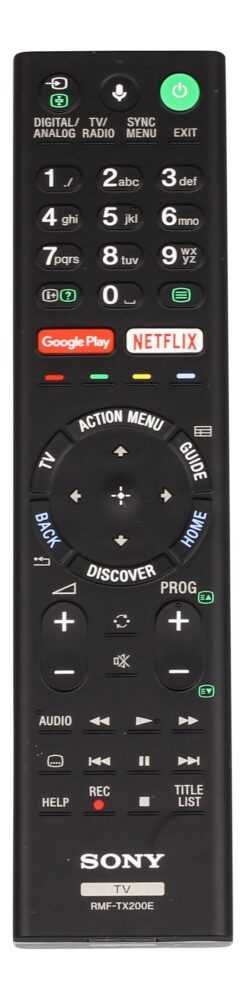 Televizoriaus SONY pultelis. RMF-TX200E REMOTE CONTROL Televizorių , vartų oro valdymo pulteliai ir kt dalys