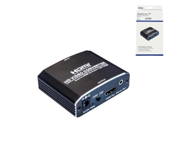 SCART TO HDMI CONVERTER. Kompiuterių, planšečių, žaidimo konsolių, echolotų (iPad, Tab) dalys Wi-Fi adapteriai