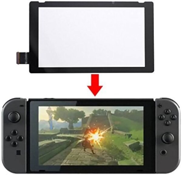 TOUCHSCREEN SUITABLE FOR NINTENDO SWITCH CONSOLE Kompiuterių, planšečių, žaidimo konsolių, echolotų (iPad, Tab) dalys Wi-Fi adapteriai