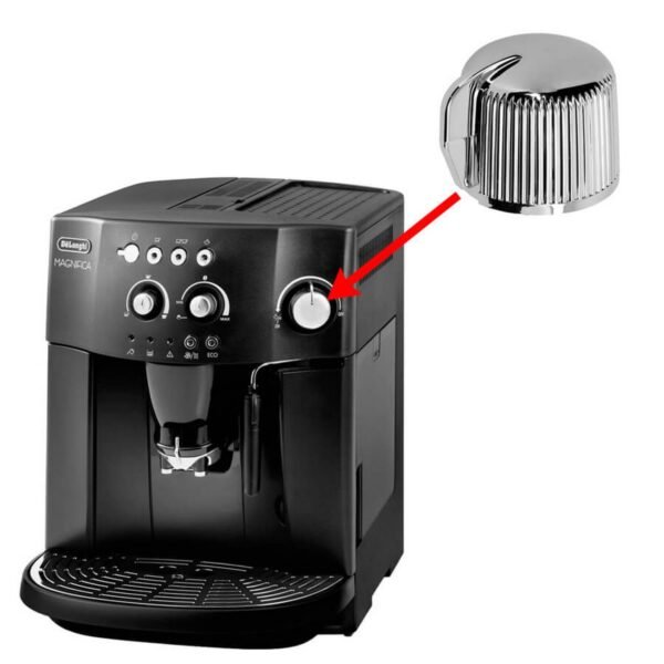 Kavos aparato DELONGHI garo reguliavimo rankenėlė, chromuota, orig. KNOB STEAM CHROME Kavos aparatų vožtuvai, presai, jungtys, slėgio davikliai, movos ir kitos dalys