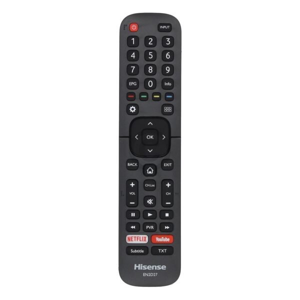 Televizoriaus HISENSE pultelis. EN2D27 REMOTE CONTROL \EN2D27\HISENSE\ROHS Televizorių , vartų oro valdymo pulteliai ir kt dalys