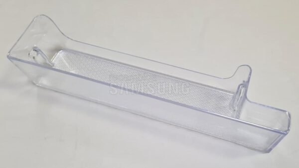 Šaldytuvo SAMSUNG apatinė durų lentyna Buitinių šaldytuvų laikikliai, stalčiai, lentynos ir kitos plastmasinės detalės
