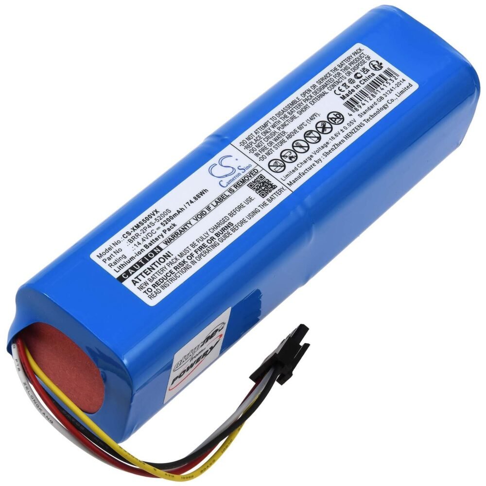 14,4V-5200MAH LI-ION STAUBROBOTER AKKU ALTERNATIV FÜR CECOTEC Dulkių siurblių varikliai akumuliatoriai baterijos pakrovėjai