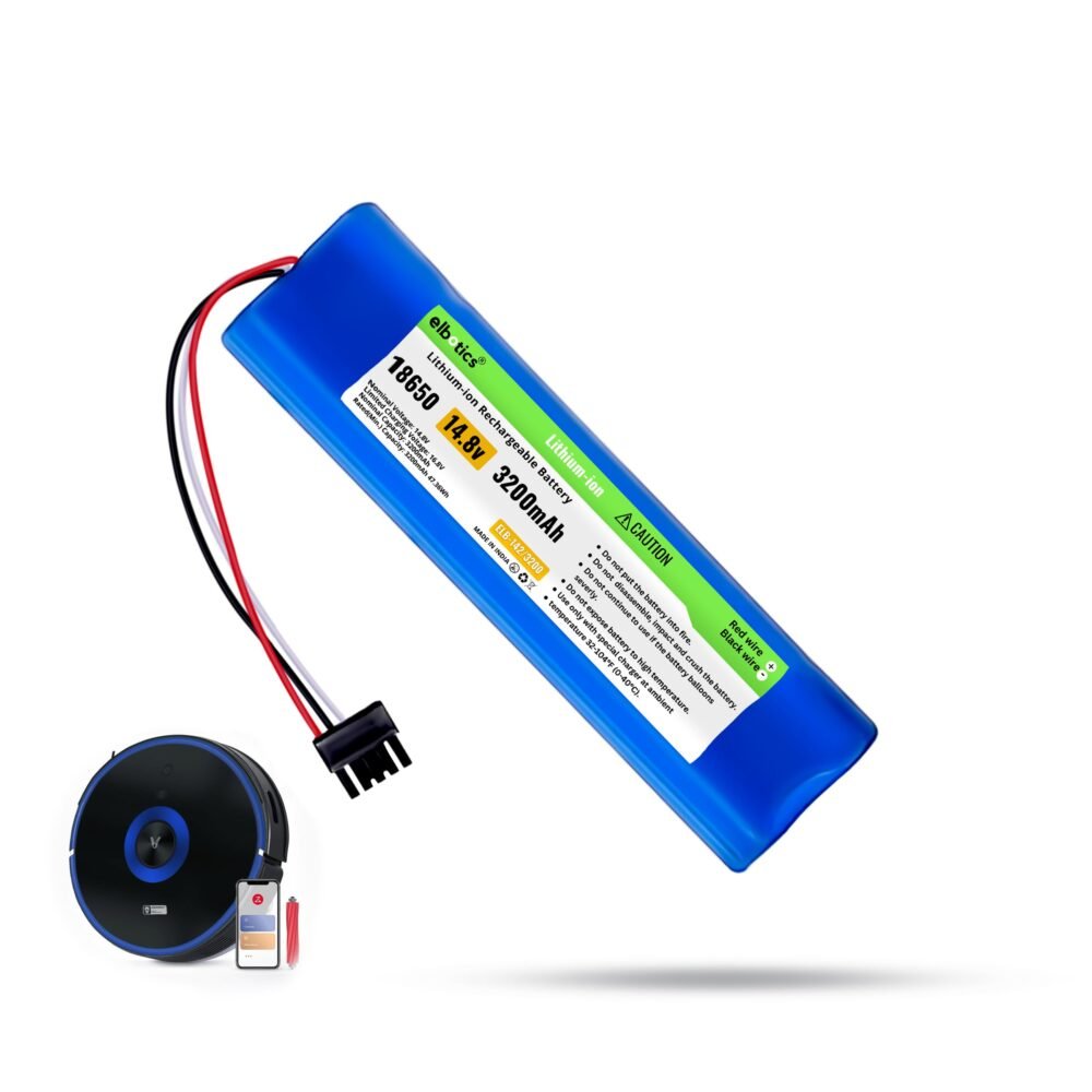 14,4V-3200MAH 14.4V-3200MAH LI-ION DUST ROBOT BATTERY ALTERNATIVE FOR CECOTEC Dulkių siurblių varikliai akumuliatoriai baterijos pakrovėjai