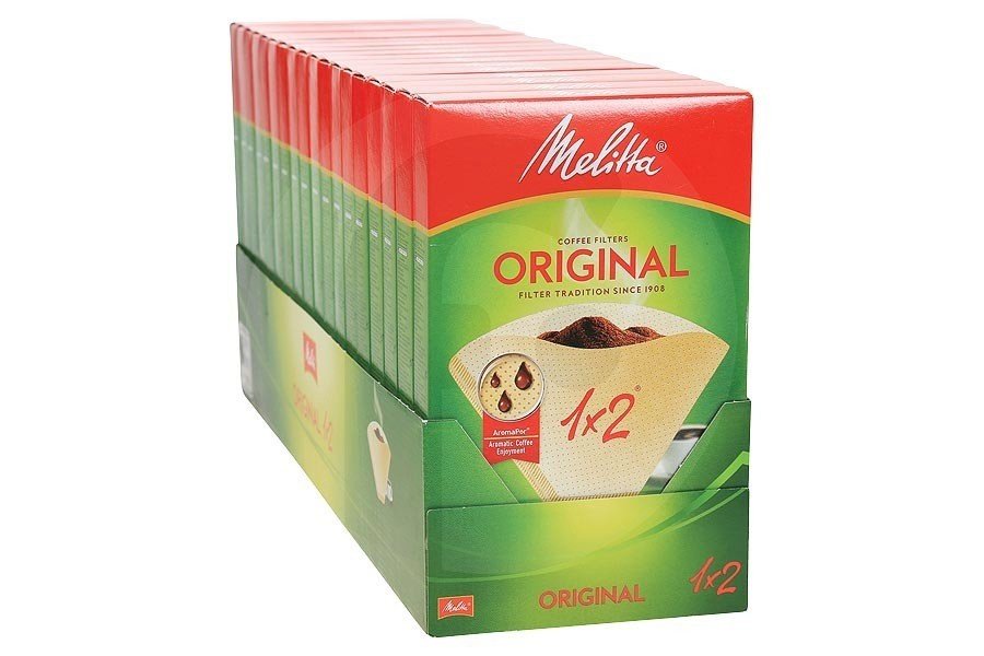 Filtrai kavos aparatams MELITTA, 40 vnt, 1×6 ,popierinis filtras kavinukui – skirtas 6 puodeliams Kavos aparatų filtrai, sieteliai ir talpos (pieno vandens ir kitos)