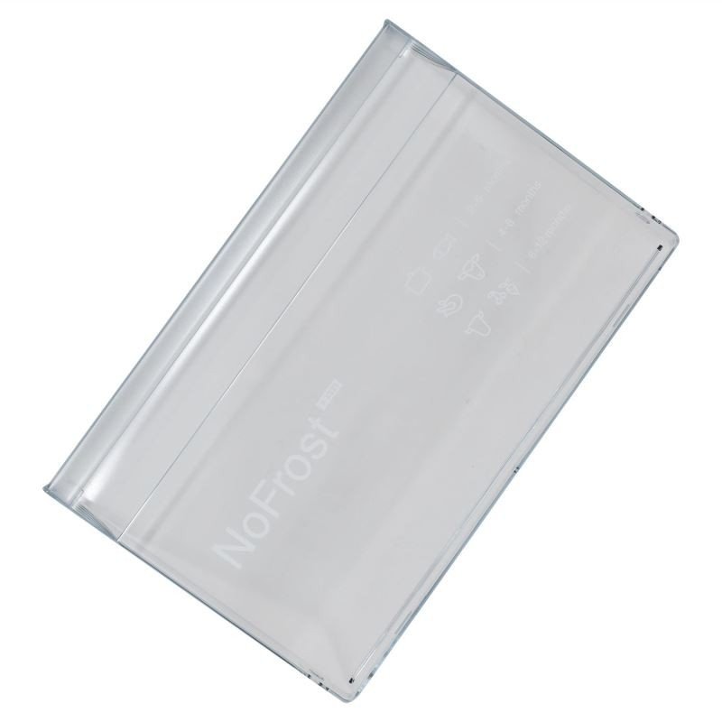 Šaldytuvo BOCH ,SIEMENS šaldiklio stalčiaus priekinė BIG BOX panelė,apie 40,2 cm x maždaug 25,8 cm Buitinių šaldytuvų laikikliai, stalčiai, lentynos ir kitos plastmasinės detalės
