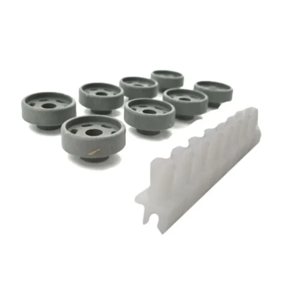 Indaplovės AEG, ELECTROLUX apatinio indų krepšelio ratukų komplektas, 8 vnt.orig. BASKET ROLLER,BOTTOM,8 X - Image 4