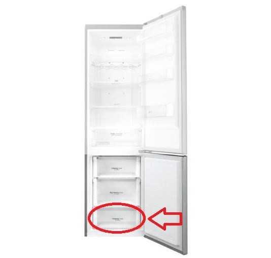 Šaldytuvo LG  apatinis šaldiklio stalčius 44.8cm x 20.1cm Buitinių šaldytuvų laikikliai, stalčiai, lentynos ir kitos plastmasinės detalės