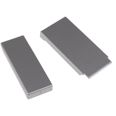 Šaldytuvo LIEBHERR rankenos dangteliai, sidabro/plieno spalvos, orig. komplektas Šaldytuvų durų rankenėlės kameros durelės