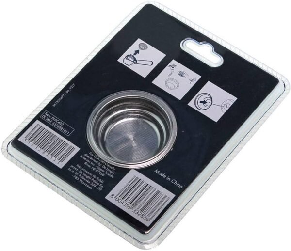 Espreso kavos aparato DELONGHI rankenėlės filtras sietelis 1 puodeliui, išorės Ø61,5mm. DLSC402 DLSC402 E.S.E. PODS FILTER - Image 2