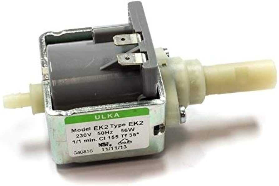 EK2 ULKA PUMP 56WATT FOR COFFEE MACHINE Mikrobangų krosnelių, dulkių siurblių, lygintuvų, gartraukių ir kitos smulkios technikos dalys