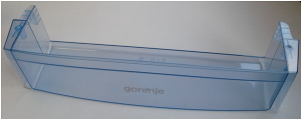 Šaldytuvo GORENJE, ATAG apatinė durų lentynėlė, 435x115x105mm, apatinė, orig. - Image 3