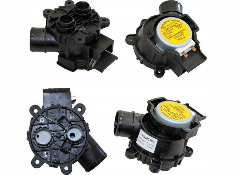 Indaplovės BEKO, BLOMBERG trieigis vožtuvas, 220/240V, Tm70°C, 50/60Hz, 2.5W, 5/6rpm,orig. Indaplovių vandens lygio davikliai,kiekio skaitikliai